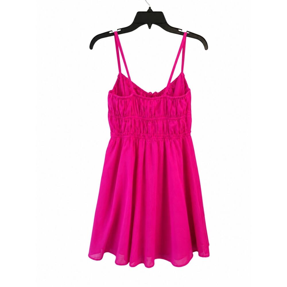 Steve Madden Pink Spaghetti-Strap Mini Dress Size Small - Picture 4 of 6